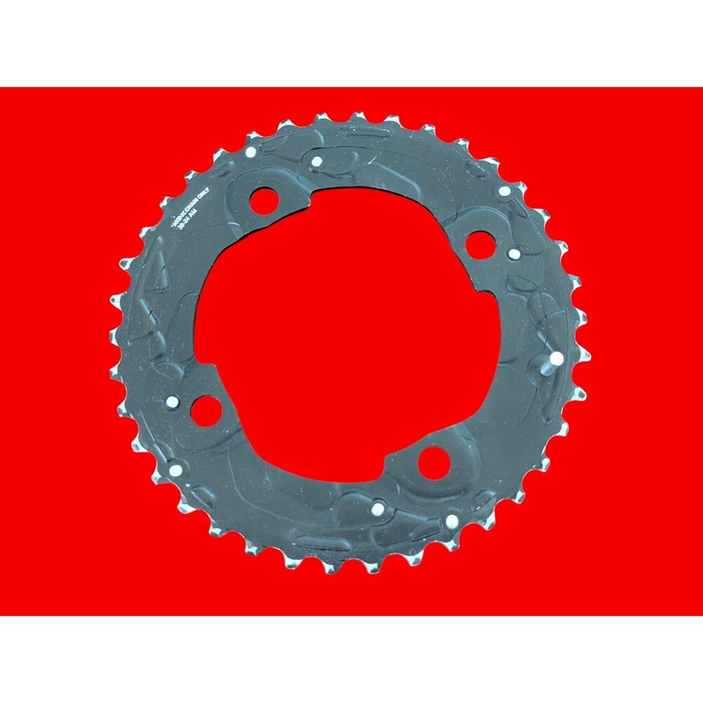 SHIMANO Deore FC-M615 Front Chainwheel Chainring 10 Speed 38-24AM Gear 4 Bolt